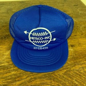 Vintage Hetsco Inc Trucker Snapback Hat